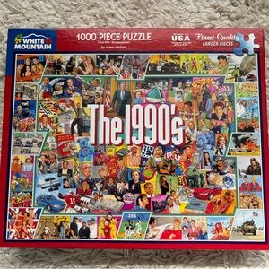 White Mountain 1990's Puzzle - 1000 Piece Jigsaw